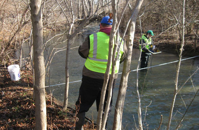 Measuring stream flow